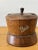 This vintage English tea caddy combines functionality with timeless charm. Crafted with an oak cylinder exterior, its warm...