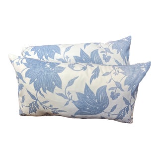 Serena and Lily Coastal Blue Pillows- a Pair For Sale
