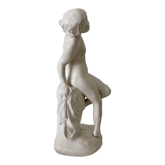 Plaster Woman Sculpture For Sale