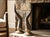 Elevate your mantel, entryway console, or library shelving with this authentic pair of vintage horn sculptures by...