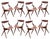 Model 71 Dining Chairs by Arne Hovmand Olsen for Mogens Kold, 1960s, Set of 4 For Sale