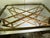 Very beautiful Regency style, brass glass and faux bamboo coffee table, most likely Baker Furniture