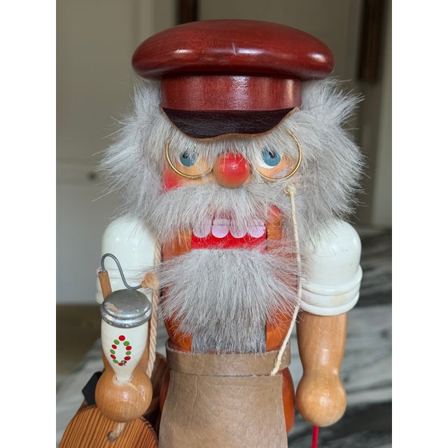 1980s 1980’s Christian Holzkunst Ulbricht Nutcracker - Toymaker / Carpenter Motif For Sale - Image 5 of 18