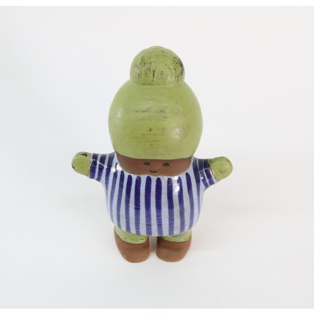 Vintage Swedish Lisa Larson for Gustavsberg Kalle Ceramic Sculpture For Sale In Phoenix - Image 6 of 7