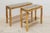 Hollywood Regency Brass Console Tables by Guy Lefevre for Maison Jansen, France, 1970s, Set of 2 For Sale - Image 3 of 9