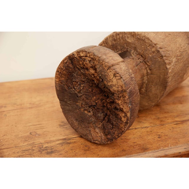 Medium 19th Century European Wood Mortar For Sale In Los Angeles - Image 6 of 11