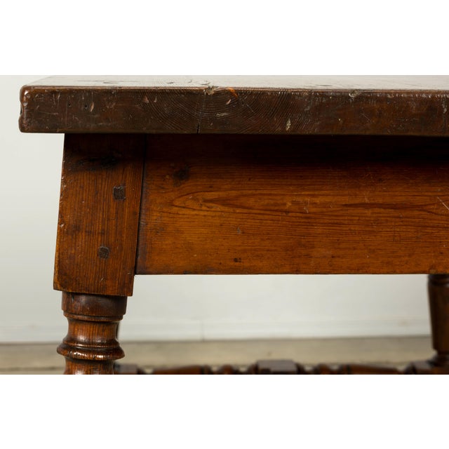 Late 19th Century French Provincial Oak Writing Table For Sale - Image 12 of 18