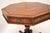 Brown Antique Regency Leather Top Drum Table, 1930 For Sale - Image 8 of 10