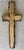 Wood Late 20th-Century Mosaic-Style Faux "Jeweled" Stone, Glass & Wood Cross Wall Hanging For Sale - Image 7 of 16