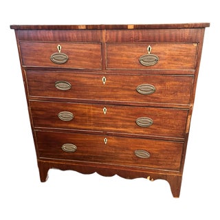 Antique Hepplewhite Style Chest of Drawers For Sale