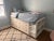 This is a 2 1/2 year old twin size West Elm x PB Teen Storage Bed with bookshelf, 4 dresser drawers and a pull-out desk in...