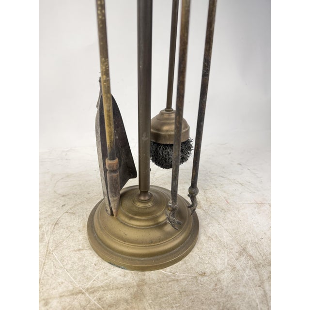Antique Brass Fireplace Tool, 1960s For Sale - Image 4 of 12