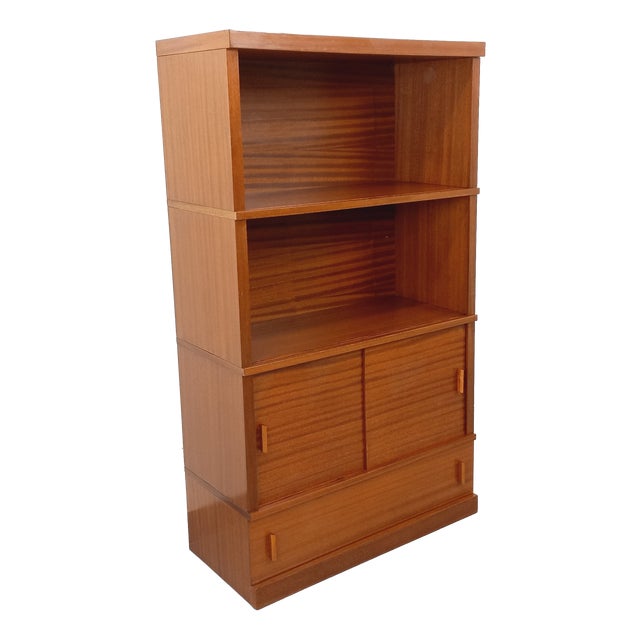 Vintage Oak Bookcase, 1960s For Sale