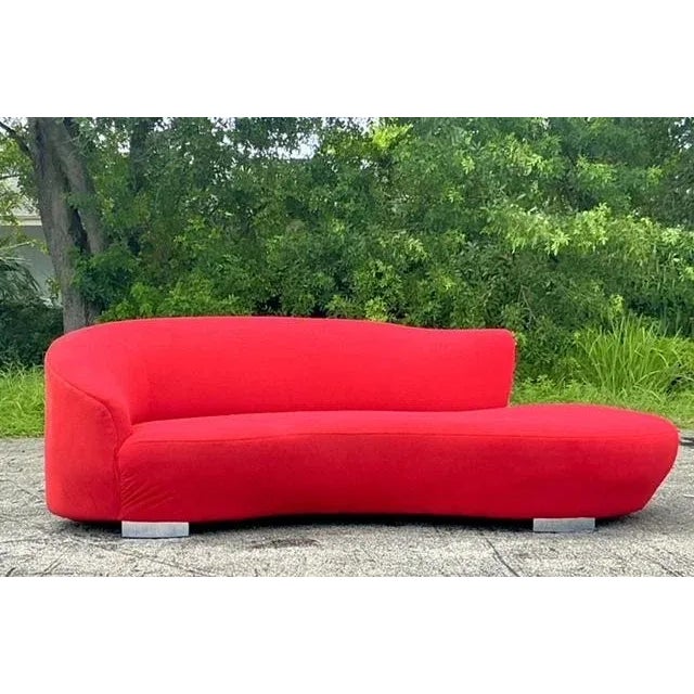 Vintage Boho Cloud Sofa After Weiman For Sale In West Palm - Image 6 of 8