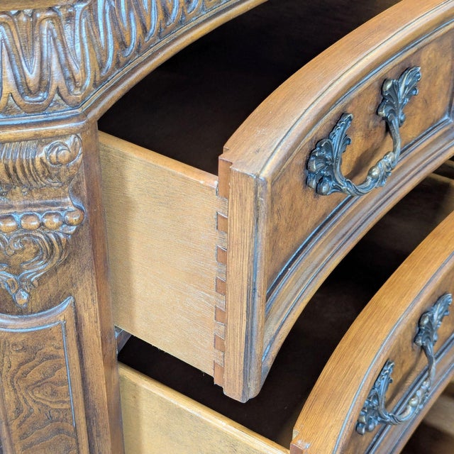 Brown 1990s Drexel Heritage 9-Drawer Traditional Vintage Dresser For Sale - Image 8 of 12