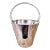1914 Silver Plated Ice Bucket From the Cunard Steamship Line For Sale