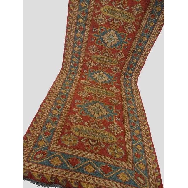 1950s Vintage Tribal Nomadic Sumakh Kilim Runner Rug For Sale - Image 5 of 13