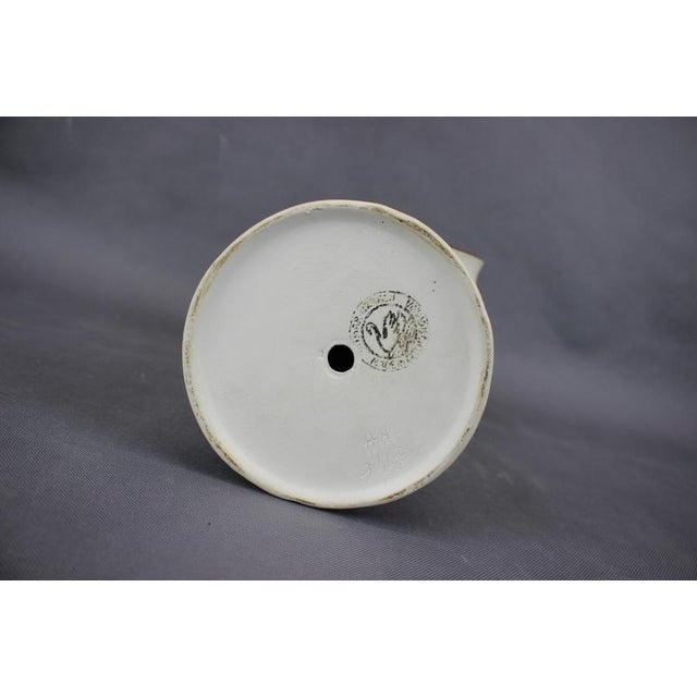 Gold Ceramic Table Clock by Ditmar Urbach, Czechoslovakia, 1970s For Sale - Image 8 of 11