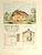 This is a set of 4 antique French architecture lithograph plates from a 1900 edition of “Architecture Nouvelle”, an...