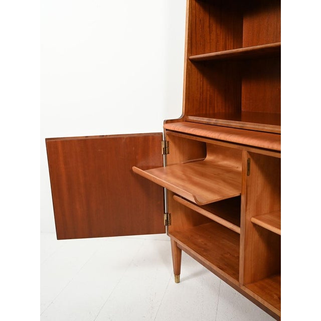 Vintage Bookcase with Pull-Out Desk from Bodafors, 1950s For Sale - Image 10 of 13