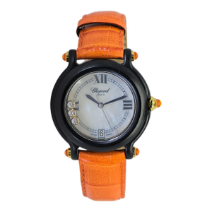[Chopard] Chopard Happy Sports 3p Diamond Orange Sapphire R. 9496/9999 32mm