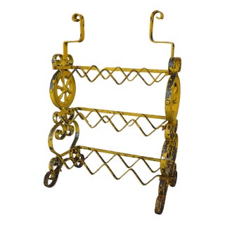 Vintage Metal Bottle Holder, 1950s For Sale