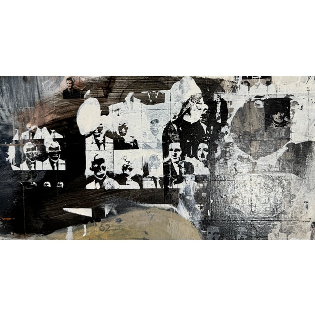 1990s Jack Balas, Large Jack Balas Contemporary Modernist Horse Enamel & Oil Painting Western Art, 1997-1999 For Sale - Image 5 of 10