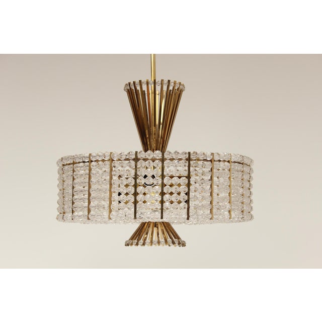 Mid-Century Modern Hollywood Regency Chandelier from Austria, 1960s For Sale - Image 3 of 13