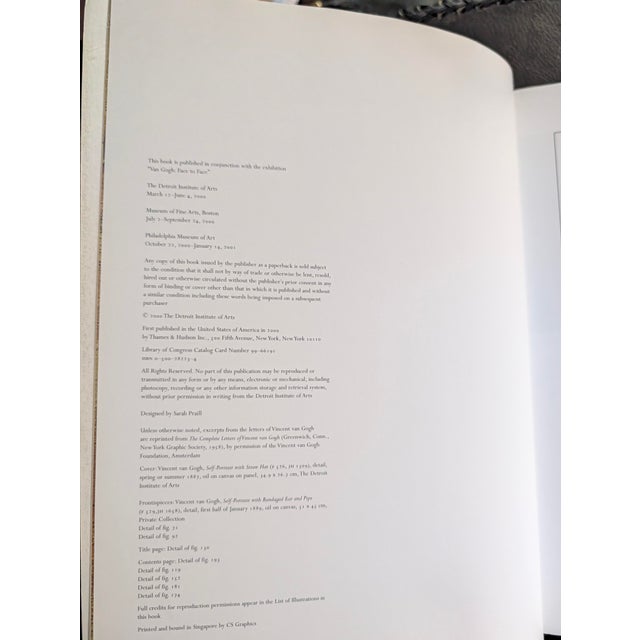 2000 - 2009 Van Gogh Face to Face: The Portraits – Art Book, Thames & Hudson For Sale - Image 4 of 11