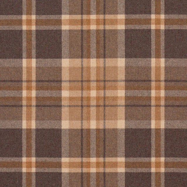 Traditional Sample - Schumacher Harris Merino Plaid Fabric In Spice For Sale - Image 3 of 6