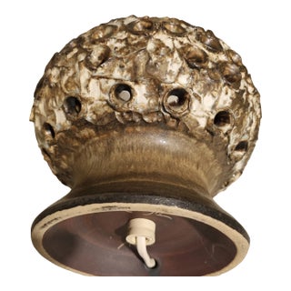 1970s Vintage Ego Stengods Atelje Retro Scandinavian Pottery Ceramic Lamp Design by Bruno Karlsson Ceramic Lamp For Sale