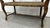 Late 20th Century Late 20th Century French Provincial Walnut Rush Seat Settee With Pierced Double-Splat Back For Sale - Image 5 of 6