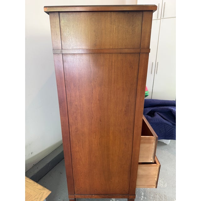1960s Henredon Tall Vintage Chest French Neoclassical Louis XVI Style: Superb Condition For Sale - Image 10 of 15
