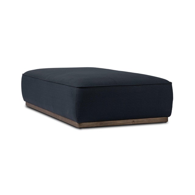2020s Four Hands Sinclair Cocktail Ottoman - Fresno Cobalt For Sale - Image 5 of 8