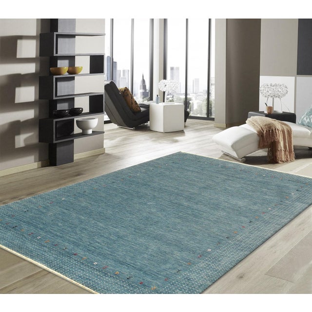 Pasargad Home Gramercy L. Blue Area Rug, 10' 0'' X 14' 0'' For Sale In New York - Image 6 of 6