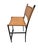 Early 21st Century Sol & Luna Tan Leather and Iron Counter Stool For Sale - Image 5 of 9