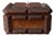 Antique Tramp Art Wooden Box, Hand Carved Folk Art Chest, Chip Carved Jewelry Box, Rustic Primitive Storage, Collectible Decor For Sale