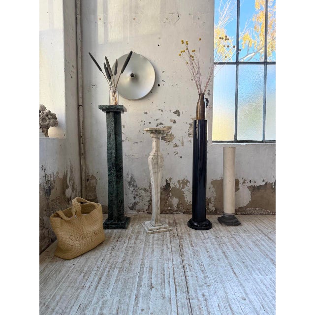 Marble Columns or Pedestals, 1970s, Set of 4 For Sale - Image 4 of 18