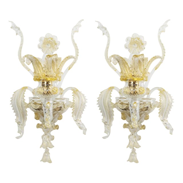 Handmade Wall Lamps, Italy, 1990s, Set of 2 For Sale