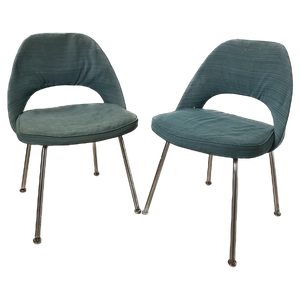 Set of Conference Chairs with Steel Legs by Saarinen, 1960s