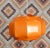Hanging Ceiling Lamp in Orange Plastic from Ilka Plast, 1970s For Sale - Image 6 of 10