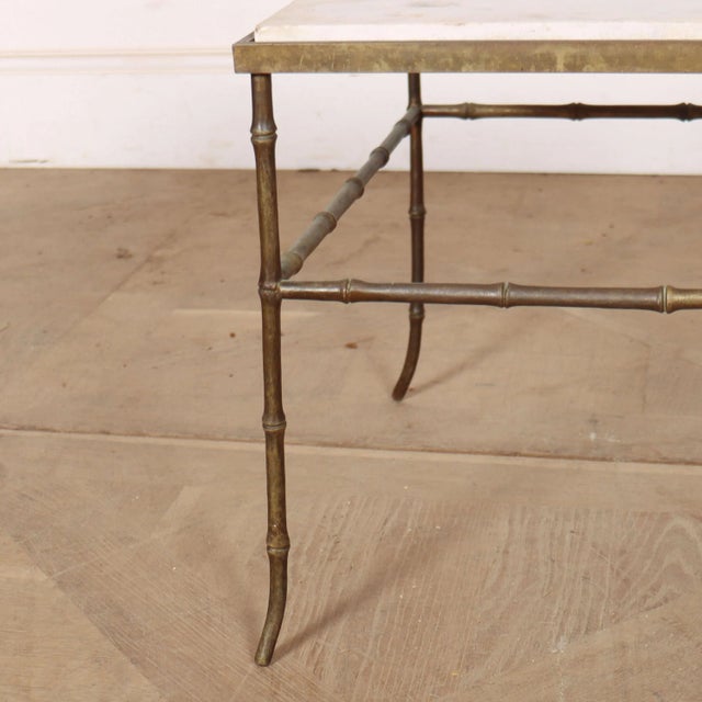 1920s French Faux Bamboo Lamp Table, 1920s For Sale - Image 5 of 9