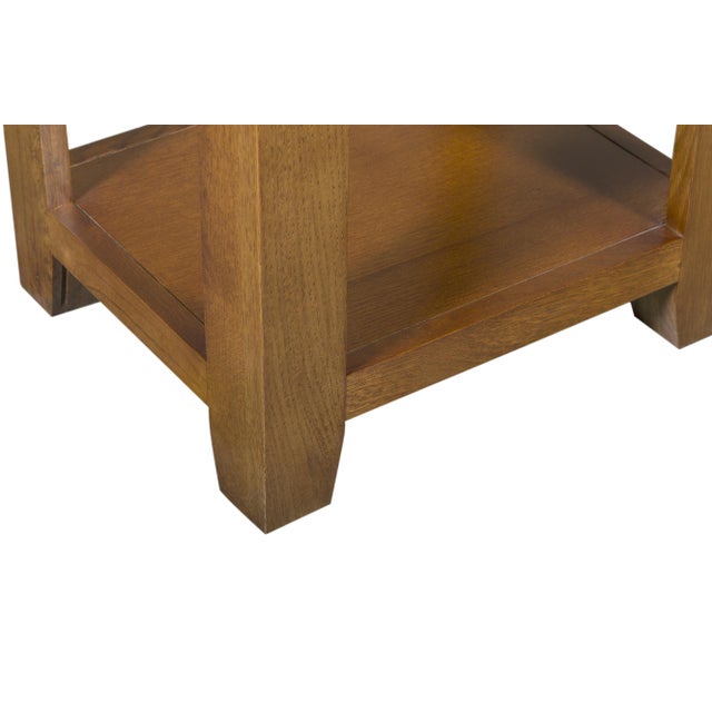 Mission Mission 1-Drawer Nightstand – Michael's Cherry | Crafters & Weavers For Sale - Image 3 of 8