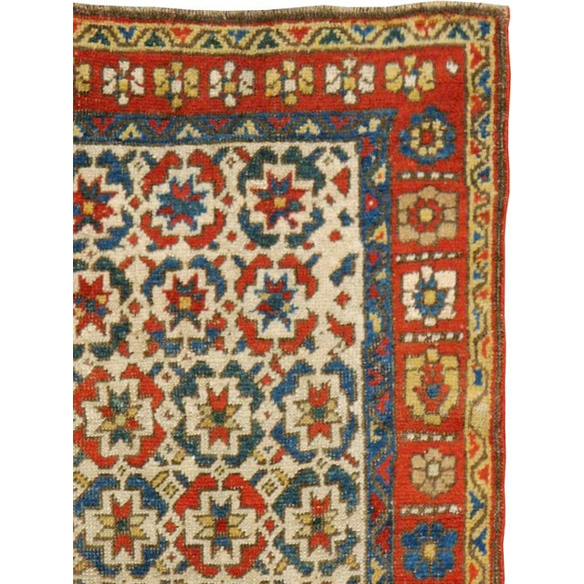 Rustic Galerie Shabab Collection Early 20th Century Persian Kurd Bidjar Throw Rug For Sale - Image 3 of 8