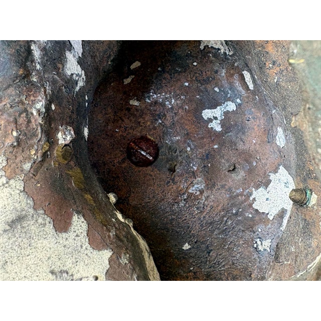 Early 20th Century Neoclassical Spelter Sculpture of a Seated Nude Youth For Sale - Image 11 of 11