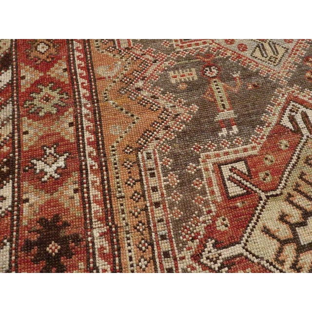 Tribal Galerie Shabab Collection Early 20th Century Persian Afshar Accent Rug For Sale - Image 3 of 6
