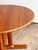 Wood Sculptural Round Extendable Dining Table from Dyrlund For Sale - Image 7 of 18