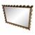 Solid Wood Italian Ruffle Mirror 52 1/4 X 38 Vertical or Horizontal For Sale