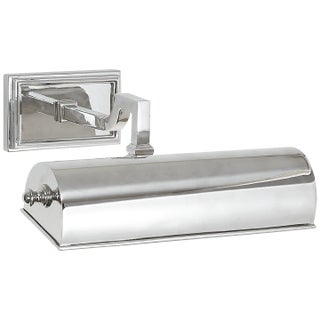 Alexa Hampton for Visual Comfort Signature Dean 9" Picture Light in Polished Nickel For Sale