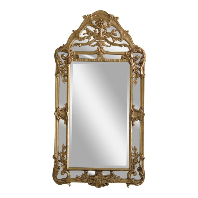 Friedman Brothers Gold Large Mirror For Sale - Image 11 of 11